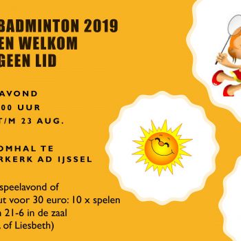 Zomerbadminton