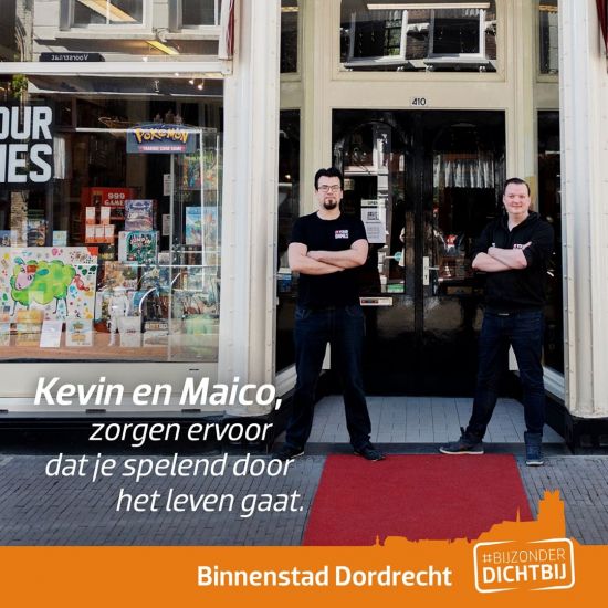 STEM NU op onze baansponsor 4 Your Games in de race als favoriete ondernemer van Dordrecht!