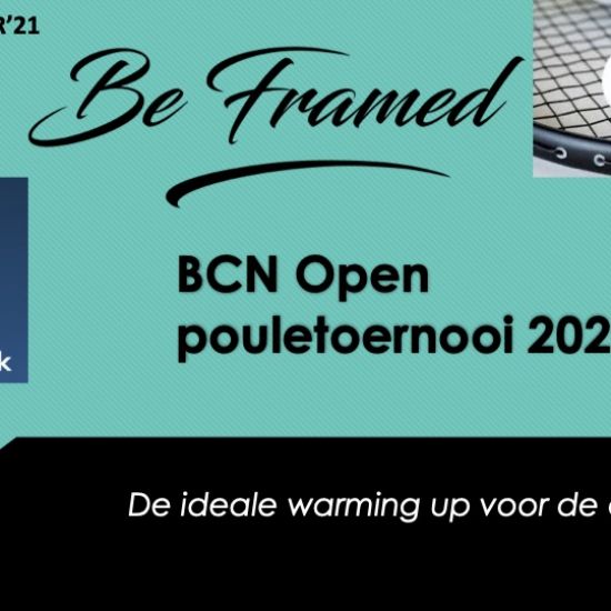 BCN Open Pouletoernooi is open!